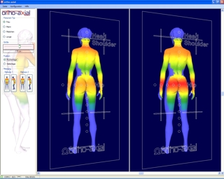 Woman  - dorsal position